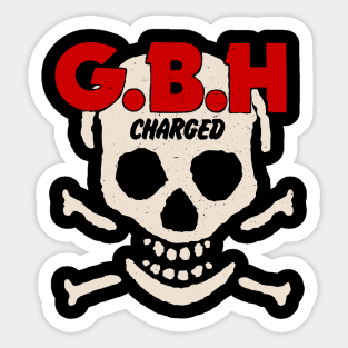 GBH band G.B.H charget Sticker